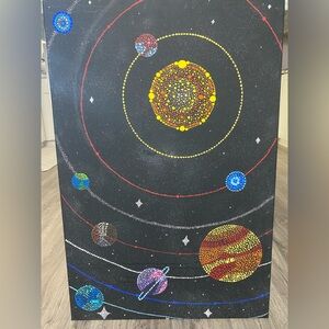 Solar System Dot Painting
